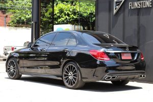 สปอยเลอร์ท้าย W205 ทรง Mercedes Sport สีดำ