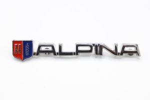 แผ่นเพลทโลโก้ ALPINA