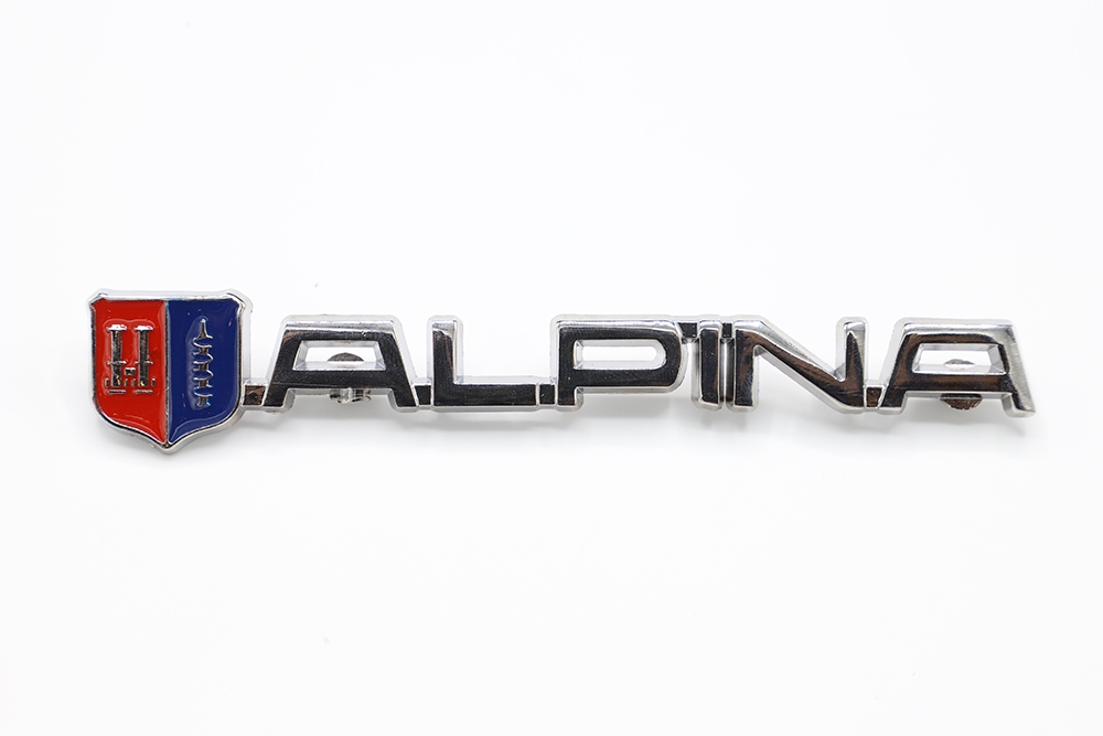 แผ่นเพลทโลโก้ ALPINA