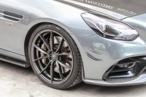 สเกิร์ตข้างตัวต่อ Carbon Fiber R172 SLK ทรง LB 4 ชิ้น