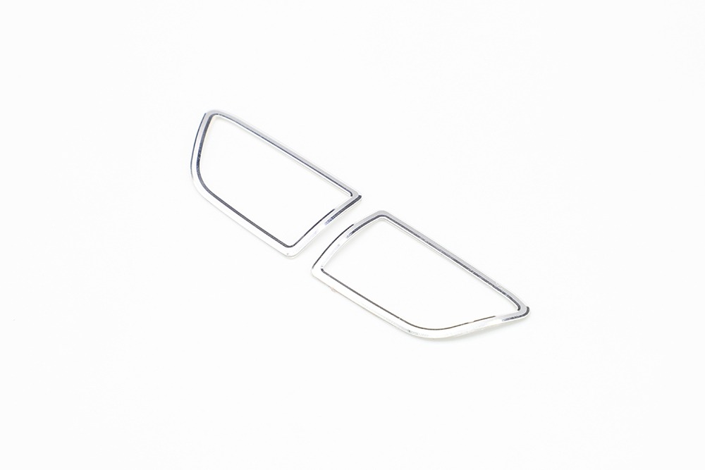 ครอบเกียร์มือ Benz 2ชิ้น สีเงิน