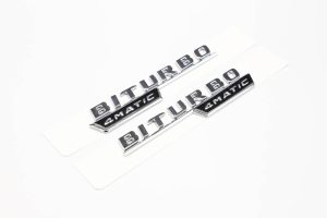 โลโก้ BITURBO 4MATIC ติดแก้มรถ ปี 2017+