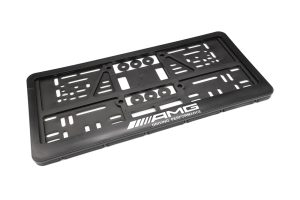 กรอบป้ายทะเบียน ลาย AMG Driving แบบสกรีน 1 คู่