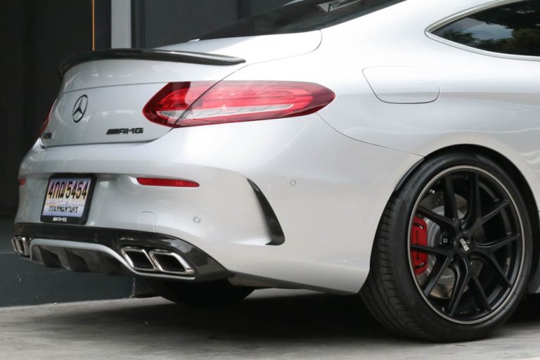 ดิฟฟิวเซอร์ C205 ทรง C63 Coupe AMG คาดโครเมี่ยม