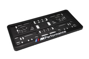 กรอบป้ายทะเบียน ลาย M Performance แบบสกรีน 1 คู่
