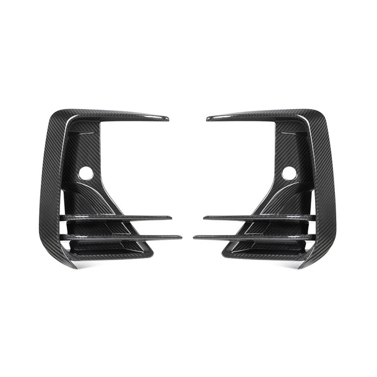SOOQOO BMW X3 G01 LCI คิ้วช่องระบายอากาศด้านหน้า คาร์บอนไฟเบอร์ Prepreg