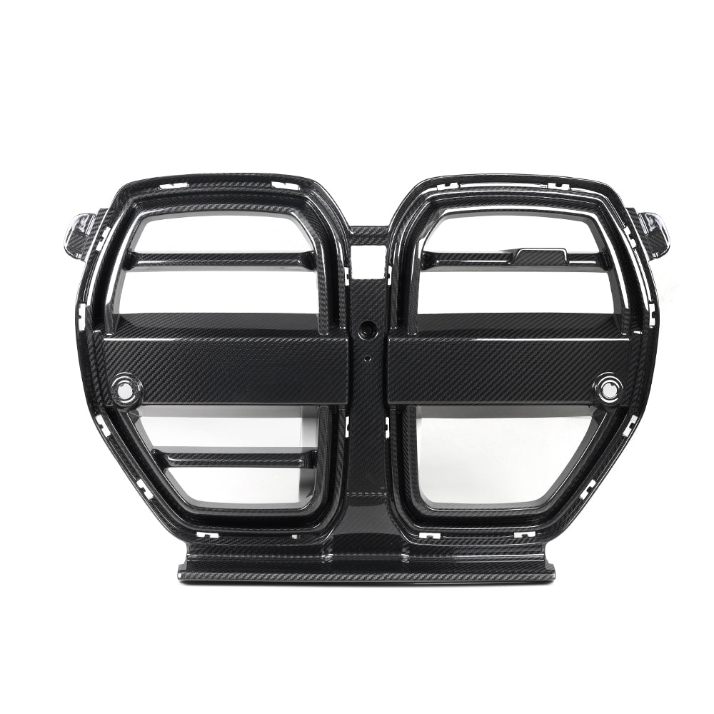 SOOQOO V2 BMW M3 G80 M4 G82 กระจังหน้า พร้อม ACC คาร์บอนไฟเบอร์ Prepreg