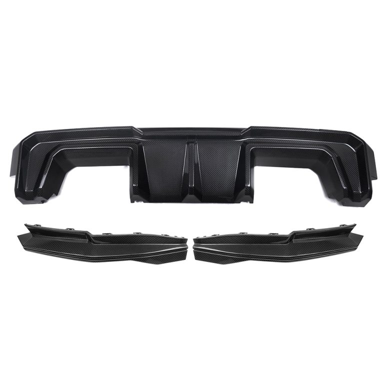 Rear Diffuser SOOQOO V2 BMW M3 G80 G81 Rear Diffuser Carbon fibre Prepreg