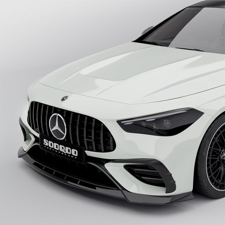 SOOQOO MERCEDES-AMG CLE 53 C236 ลิ้นหน้า คาร์บอนไฟเบอร์ Prepreg