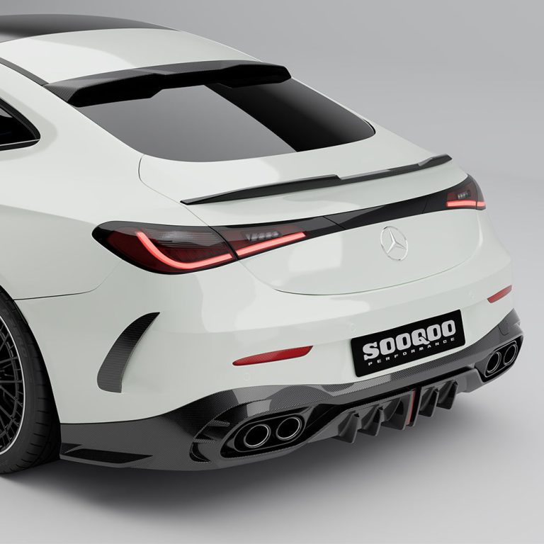 SOOQOO MERCEDES-AMG CLE 53 C236 ดิฟฟิวเซอร์หลัง คาร์บอนไฟเบอร์ Prepreg