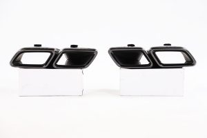 ปลายท่อ C63 Black Series 1คู่ สีดำ