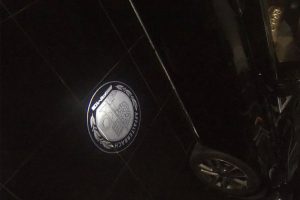 ไฟส่องพื้นติดกระจกมองข้าง โลโก้ AMG Affalterbach 1 คู่
