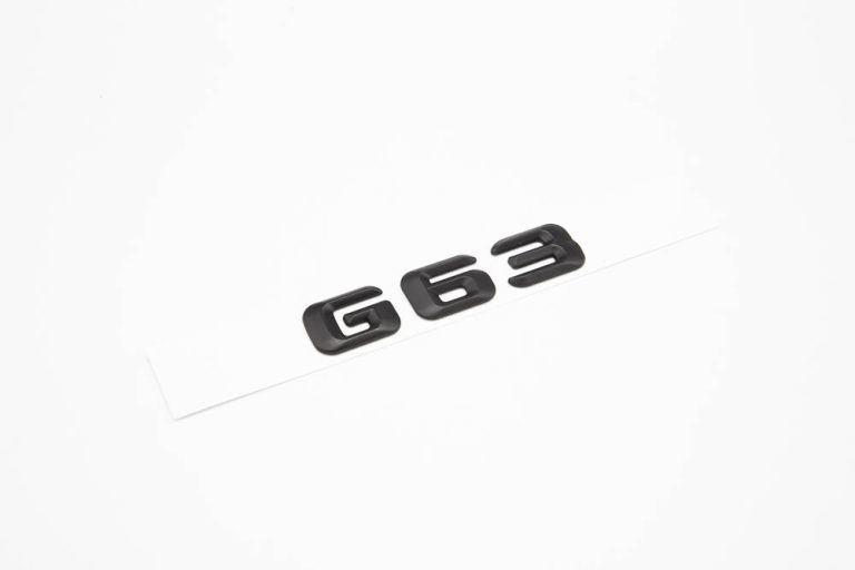 โลโก้ G63 ติดท้ายรถ สีดำด้าน