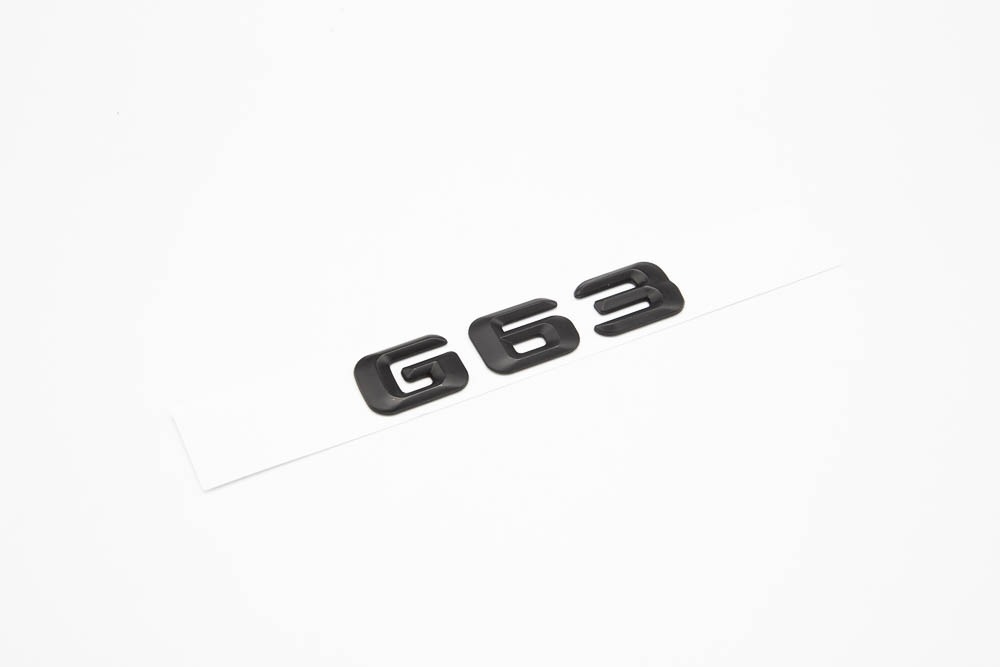 โลโก้ G63 ติดท้ายรถ สีดำด้าน