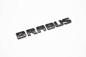 โลโก้ BRABUS ติดท้ายรถ สีดำด้าน