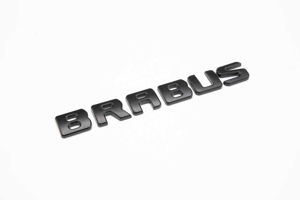 โลโก้ BRABUS ติดท้ายรถ สีดำด้าน