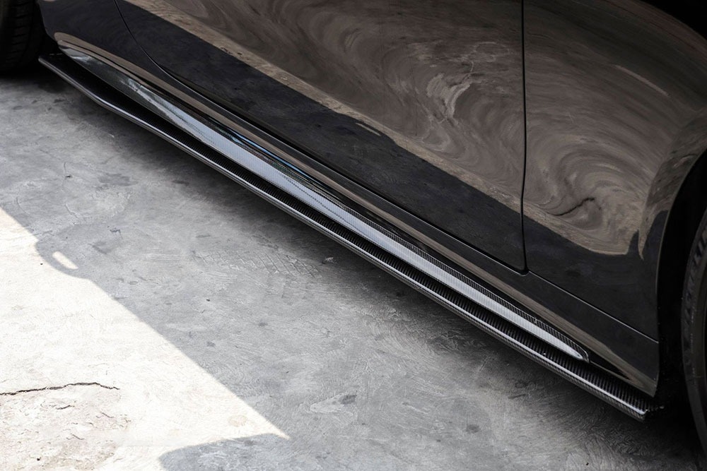 สเกิร์ตข้างตัวต่อ C238 Carbon Fiber แท้ ทรง LB เศษข้างขวา