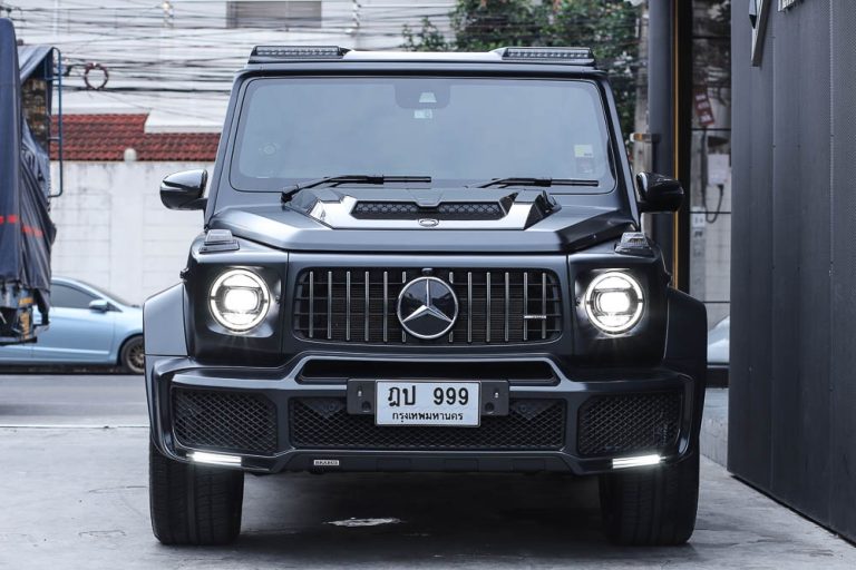 ชุดกันชนหน้า G63 BRABUS Wide Star พร้อม Day Light