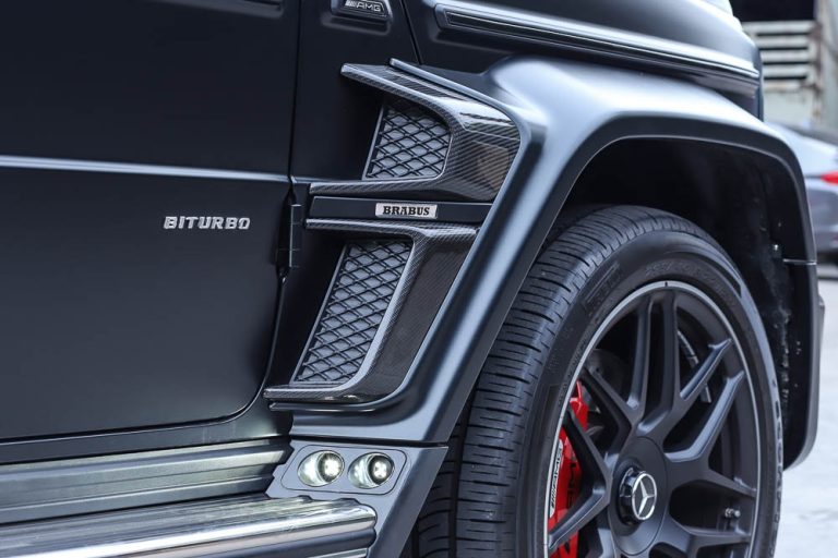 ช่องลมแก้มข้าง Carbon Fiber G63 BRABUS Wide Star