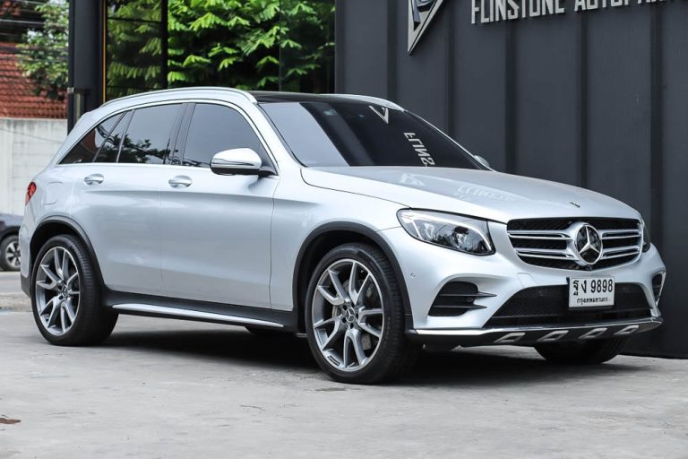 สเกิร์ตข้าง GLC63 AMG สีโครเมี่ยม