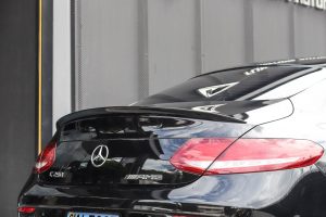 สปอยเลอร์ท้าย  C205 ทรง C63 Coupe AMG สีดำ