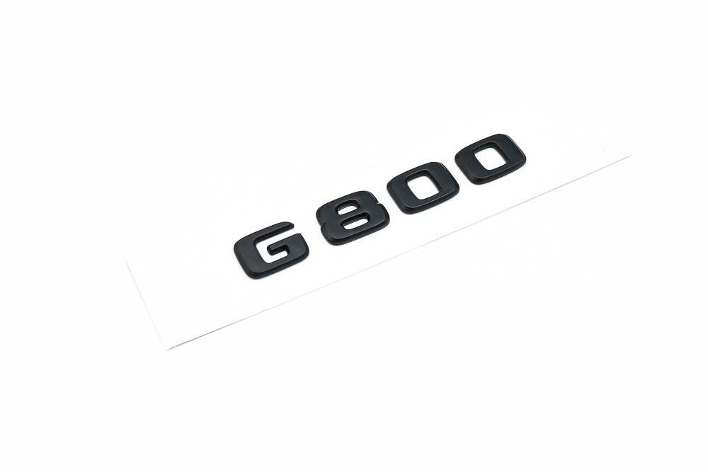 โลโก้ 800 ติดท้ายรถ สีดำด้าน