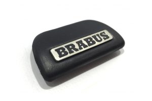 โลโก้ BRABUS ติดก้านพวงมาลัย Mercedes Benz แบบหนัง