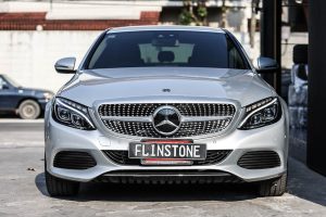 กระจังหน้า W205 ทรง Diamond สำหรับ Executive สีโครเมี่ยม ขอบดำบาง