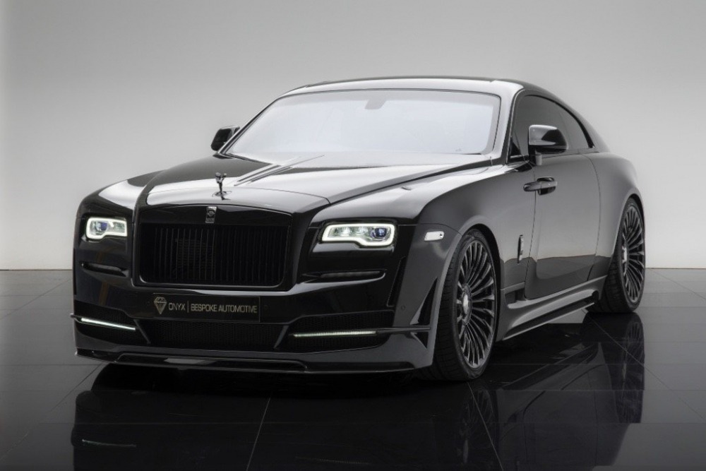 ชุดแต่งรอบคัน Rolls-Royce Wraith ทรง ONYX WRAITH CARBON BLACK EDITION