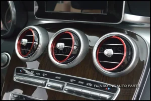 ชุดวงแหวนครอบแอร์สีแดง 5 ชิ้น GLC X253