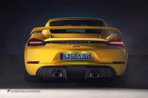 ปลายท่อ Porsche 718 Cayman/Boxster ทรง GT4