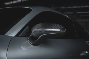 กระจกมองข้าง Carbon Fiber USUS AUTOCLAVE สำหรับ PORSCHE 718 Cayman Boxster