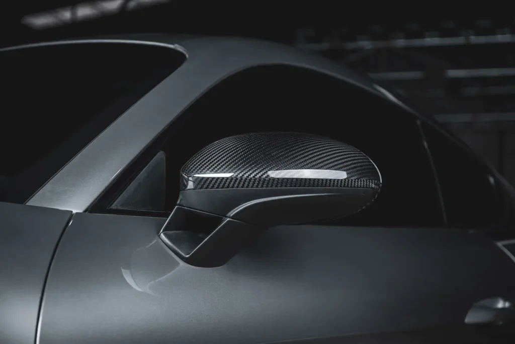 กระจกมองข้าง Carbon Fiber USUS AUTOCLAVE สำหรับ PORSCHE 718 Cayman Boxster