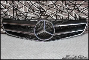 W207 E-Class Coupe Carbon Kevlar Front Grille V.3 C207