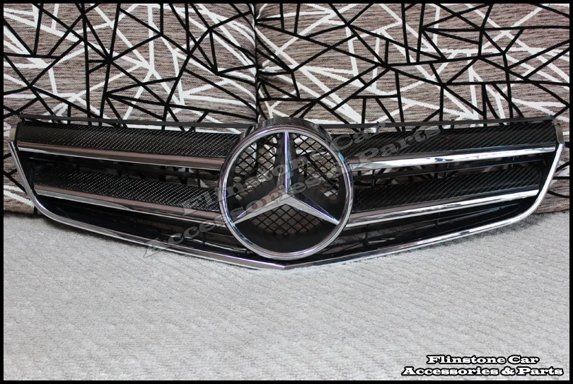 W207 E-Class Coupe Carbon Kevlar Front Grille V.3