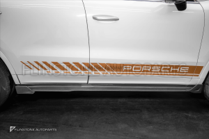 สเกิร์ตข้าง Carbon Fiber PORSCHE Cayenne 9Y0.2 ทรง USUS Autoclave V.4