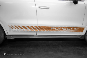 สเกิร์ตข้าง Carbon Fiber PORSCHE Cayenne 9Y0.2 ทรง USUS Autoclave V.4