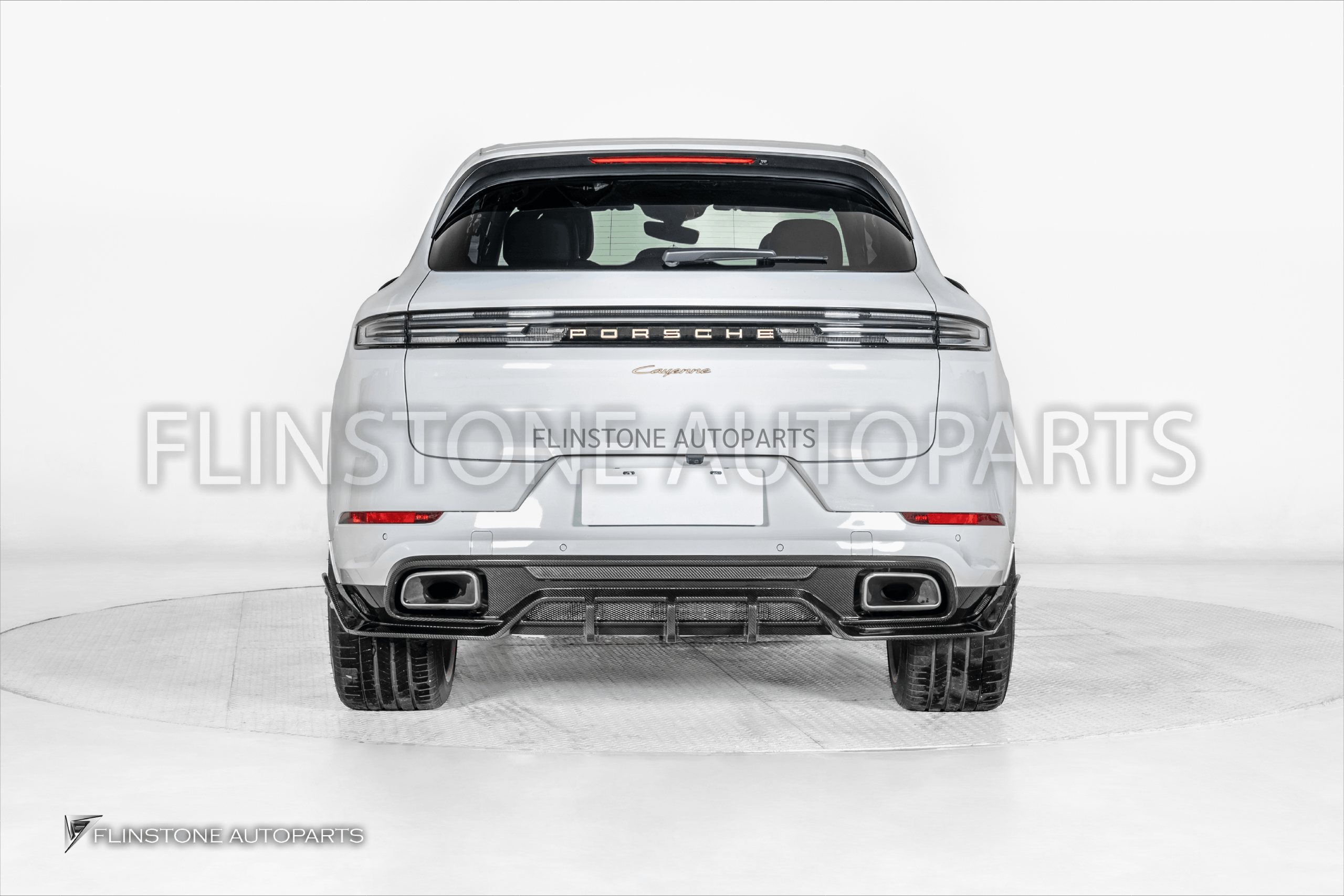 ดิฟฟิวเซอร์ Carbon Fiber PORSCHE Cayenne 9Y0.2 ทรง USUS Autoclave V.4