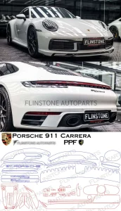 ฟิล์มใสกันรอย Porsche Carrera 911