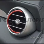 ชุดวงแหวนครอบแอร์สีแดง 5 ชิ้น W205 C-Class