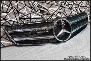 W207 E-Class Coupe Carbon Kevlar Front Grille V.3
