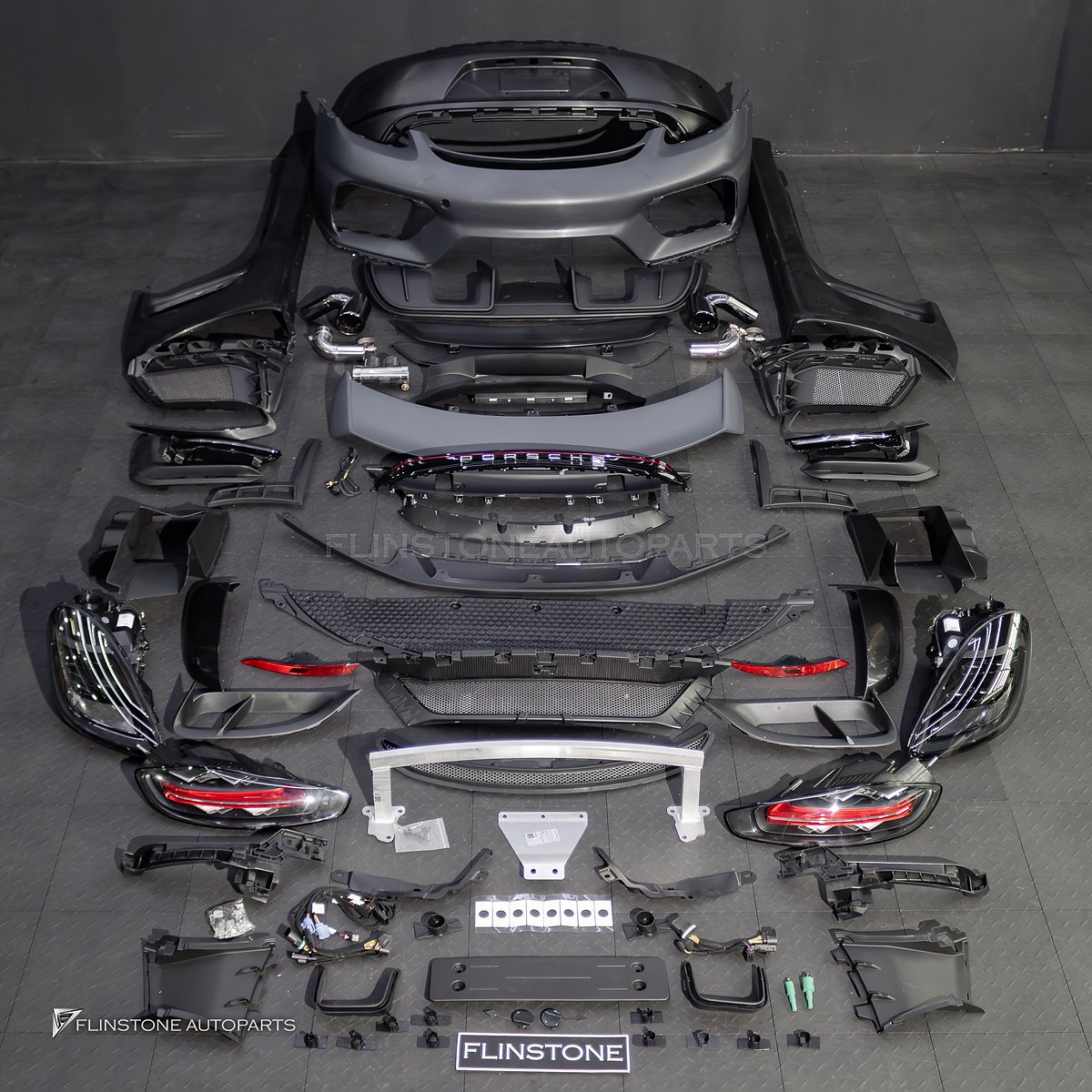 ชุดกันชนรอบคัน สำหรับ Porsche 981 Cayman-Boxster ทรง 718 GT4