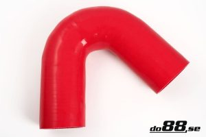 ท่อยางซิลิโคน ข้องอ 135 องศา do88 สีแดง ขนาด 3.125 นิ้ว (80 มม.)
