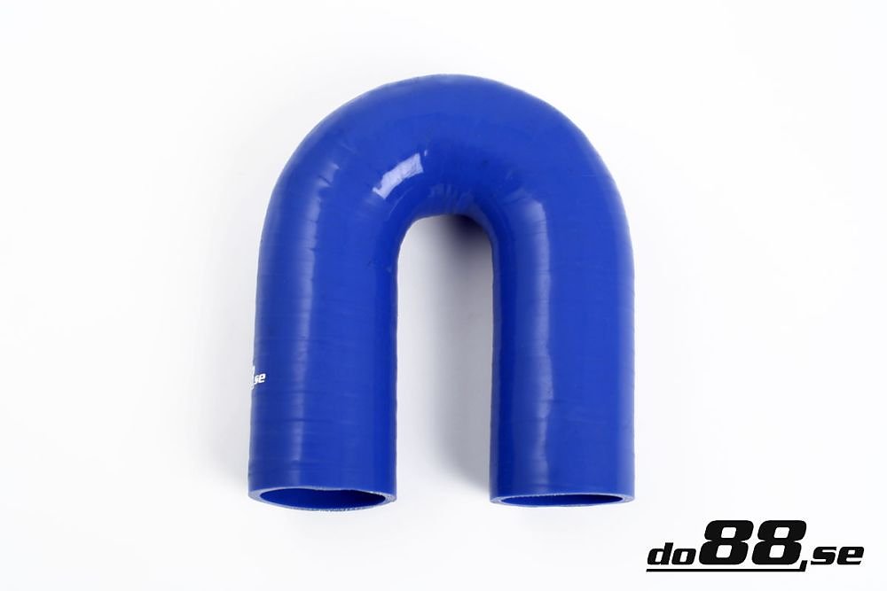 ท่อยางซิลิโคน ข้องอ 180 องศา do88 สีน้ำเงิน ขนาด 2.25 นิ้ว (57 มม.)