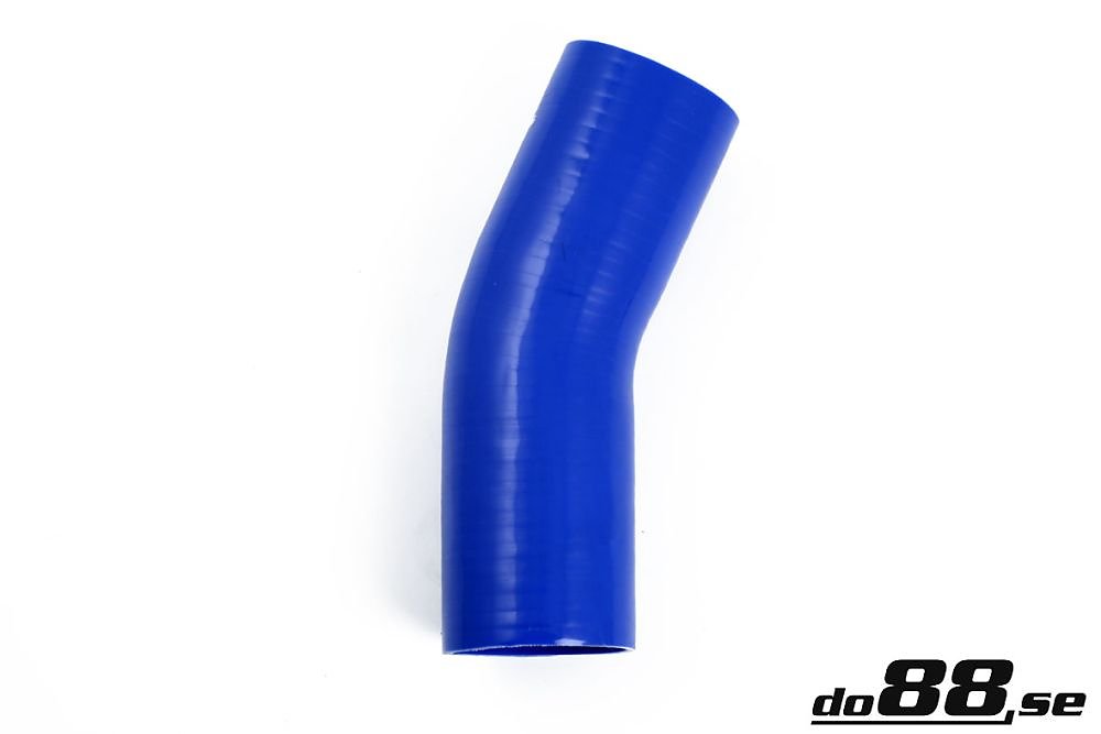 ท่อยางซิลิโคน ข้องอ 25 องศา do88 สีน้ำเงิน ขนาด 3.125 นิ้ว (80 มม.)
