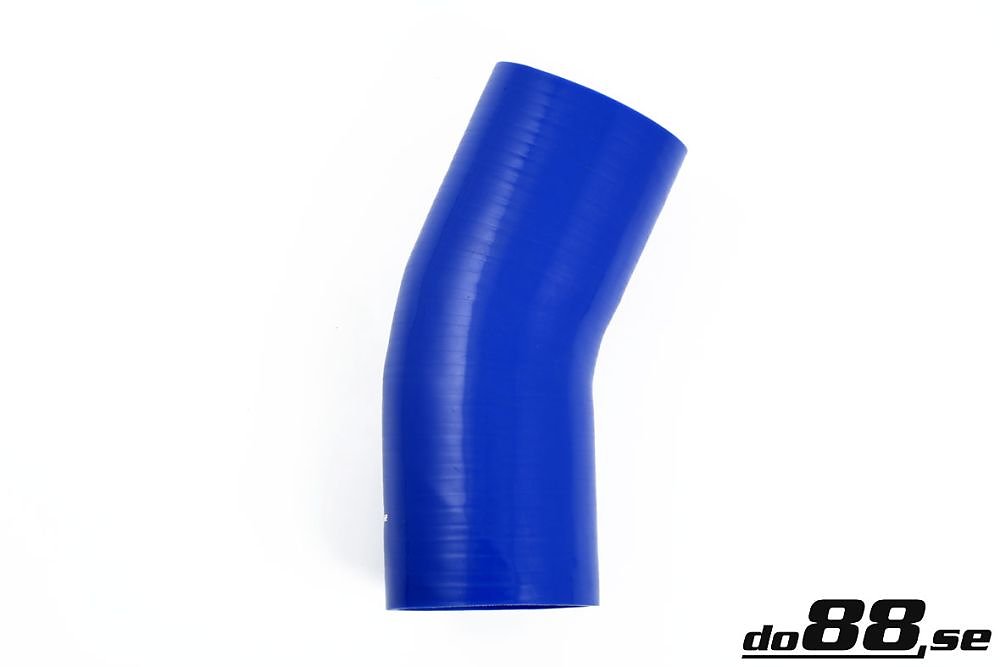 ท่อยางซิลิโคน ข้องอ 25 องศา do88 สีน้ำเงิน ขนาด 4 นิ้ว (102 มม.)
