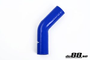 ท่อยางซิลิโคน ข้องอ 45 องศา do88 สีน้ำเงิน ขนาด 1.5 นิ้ว (38 มม.)
