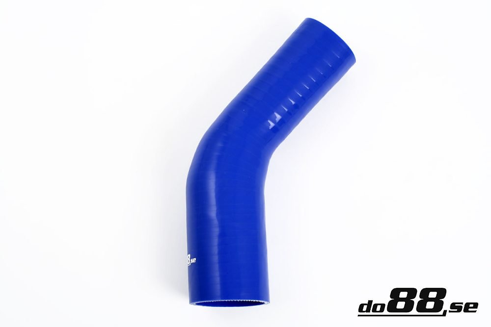 ท่อยางซิลิโคน ข้องอ 45 องศา do88 สีน้ำเงิน ขนาด 1.625-2 นิ้ว (41-51 มม.)