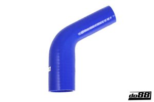 ท่อยางซิลิโคน ข้องอ 60 องศา do88 สีน้ำเงิน ขนาด 1.25-1.5 นิ้ว (32-38 มม.)