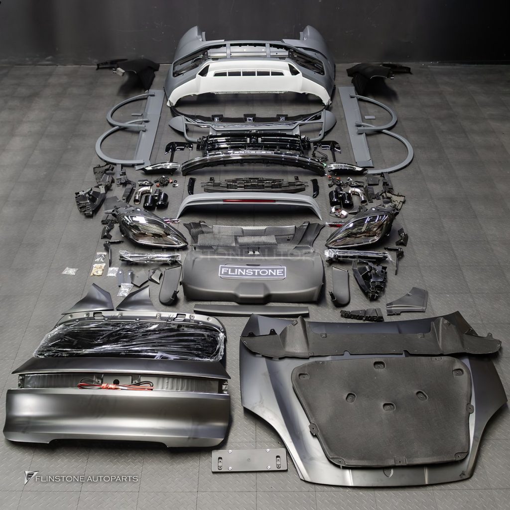 ชุดแปลงโฉมรอบคัน สำหรับ Porsche Cayenne 958.1 เป็น Cayenne 9Y0.2 หน้า TURBO หลัง Sport Design